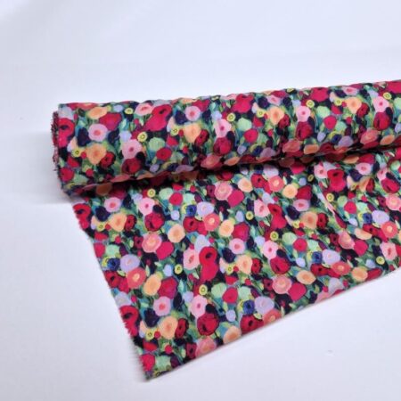 Impressionist Flowers 100% Cotton