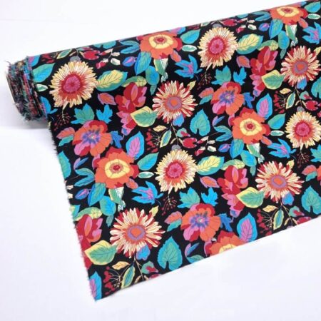 Fiesta Flowers Cotton Lawn