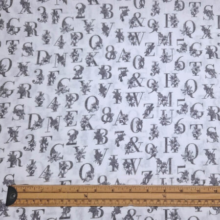 Floral Alphabet 100% Cotton - Image 3