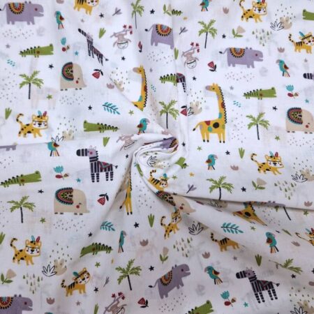 Zoo Friends 100% Cotton - Image 2