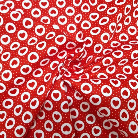 Heart Spot Cotton Poplin - Image 5