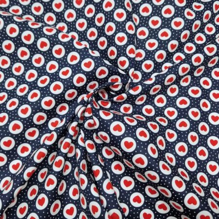 Heart Spot Cotton Poplin - Image 3