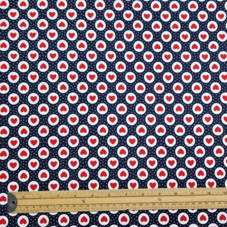 Heart Spot Cotton Poplin - Image 2
