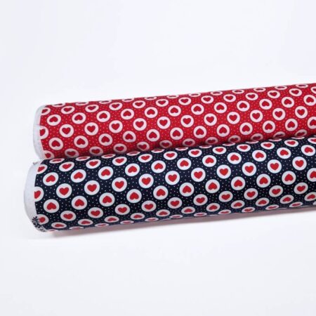 Heart Spot Cotton Poplin