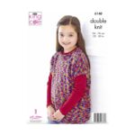 King Cole Cardigan and Tabard Pattern 6140