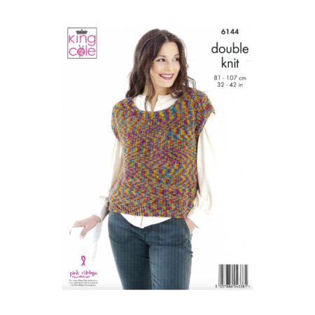 King Cole Sweater and Top Pattern 6144 - Image 2