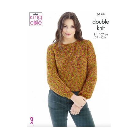 King Cole Sweater and Top Pattern 6144