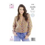 King Cole Sweater and Cardigan Pattern 6145