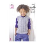 King Cole Sweater and Slip Over Pattern 6155