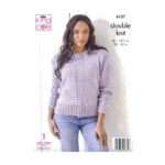 King Cole Cardigan and Sweater Pattern 6157