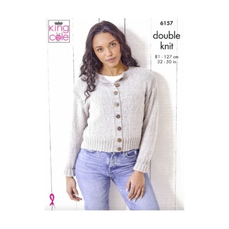 King Cole Cardigan and Sweater Pattern 6157