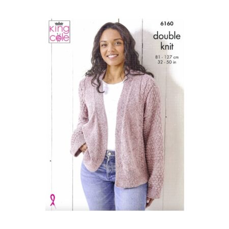 King Cole Sweater and Cardigan Pattern 6160