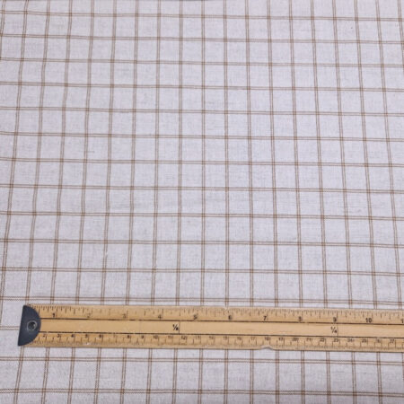 Cotton Linen check - Image 4