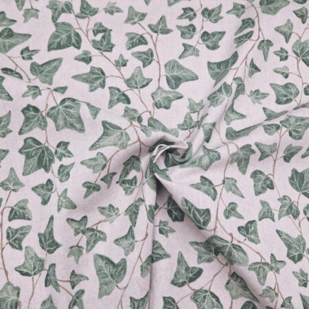 Ivy Leaves Linen Look - Image 3