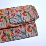 Palazzo Tulips Georgette Fabric