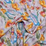 Palazzo Tulips Georgette Fabric