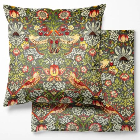 William Morris Velvet Cushion Covers - Image 4