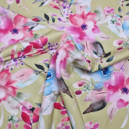 Watercolour Bouquet Viscose - Image 2