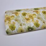 Golden Green Poppies Viscose