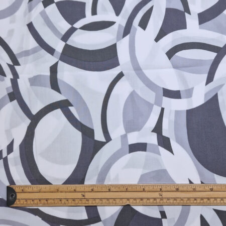 Overlapping Circles Viscose - Image 3