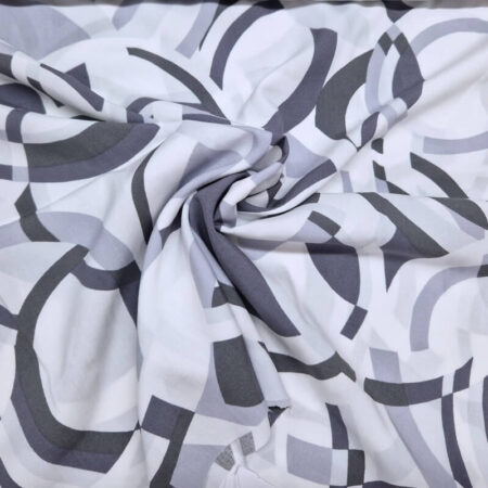 Overlapping Circles Viscose - Image 2
