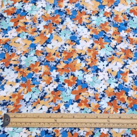 Rusty Flowers Viscose - Image 2