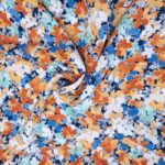 Rusty Flowers Viscose