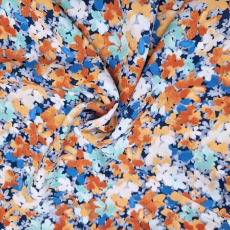 Rusty Flowers Viscose - Image 3