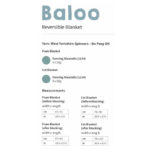 West Yorkshire Pattern Baloo Reversible Blanket
