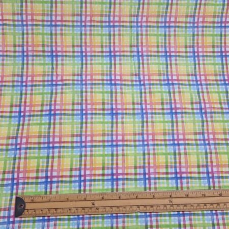 Rainbow Grid Check Cotton - Image 3