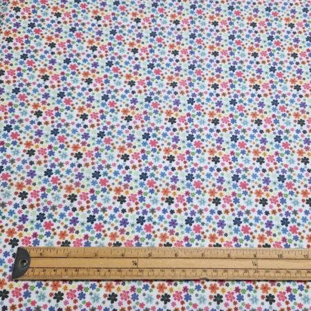 Mini Multi Flowers Cotton Lawn - Image 3