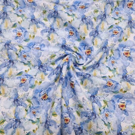 Over-printed Cotton Anglais - Image 9
