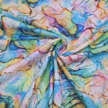 Over-printed Cotton Anglais - Image 3