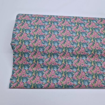 Pink Poppies Cotton Poplin
