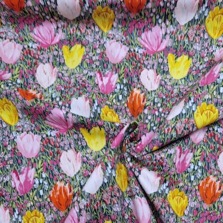 Tulip Fields Cotton Poplin - Image 2