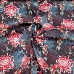 Chrysanthemum Koi Cotton Spandex