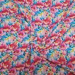 Watercolour Blossom Viscose