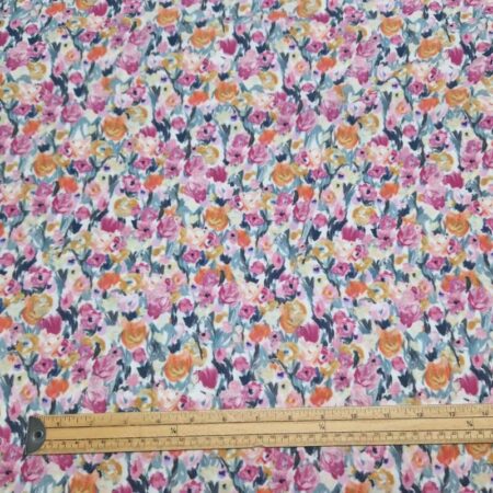Pastel Flowers Viscose - Image 3