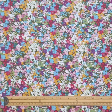Busy Flowers Viscose - Image 2