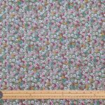 Blooms on Olive Viscose