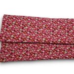 Blooms on Red Viscose
