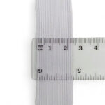 White Boil Proof Elastic