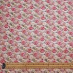 Whimsical Floral Embroidery Effect Cotton