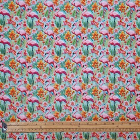 Whimsical Floral Embroidery Effect Cotton - Image 19
