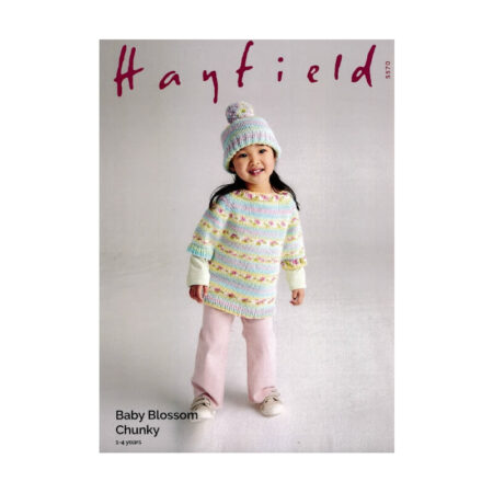 Hayfield Poncho and Hat Pattern 5570