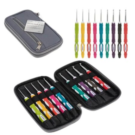 Milward 9 Pack Crochet Hooks Case