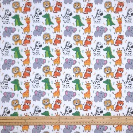 Cartoon Zoo Polycotton - Image 3