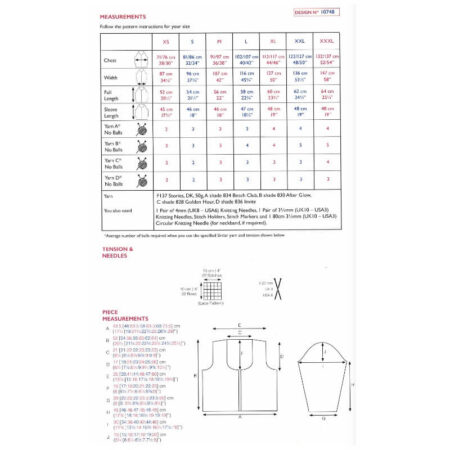 Sirdar Cardigan Pattern 10748 - Image 2