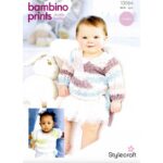 Stylecraft Bambino Prints Cardigans Pattern 10064