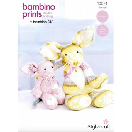 Stylecraft Bambino Prints Tara and Tikka the Cat Toys Pattern 10071